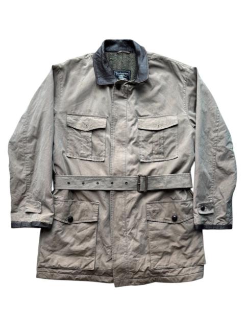 Burberry VERY RARE VINTAGE JACKET PARKA COAT BURBERRY LINED WOOL