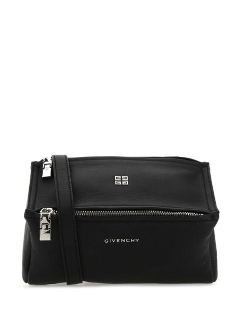 Givenchy Women Black Leather Mini Pandora Crossbody Bag
