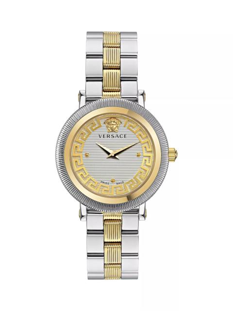VERSACE Greca Flourish Watch, 35mm
