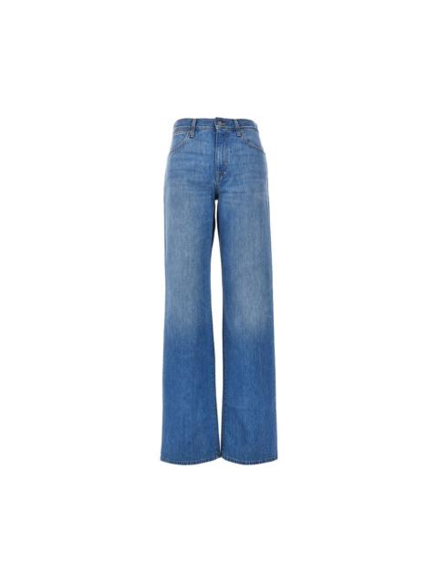 GUCCI Gucci Délavé Cotton Denim Jeans Blue Women