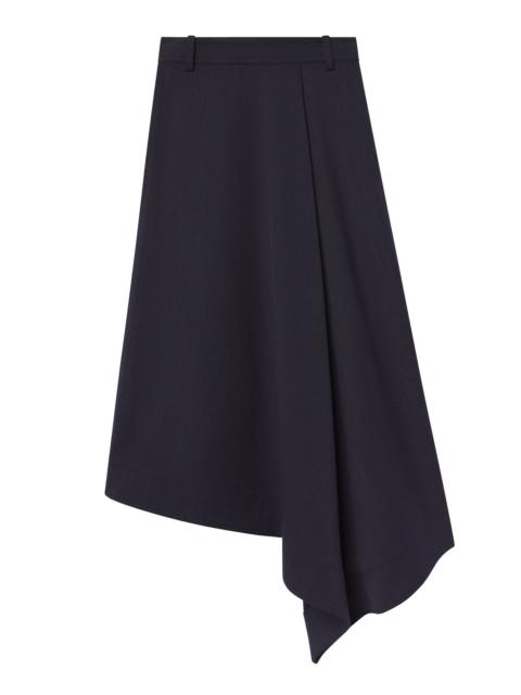 A.L.C. Gael Melange Twill Midi Skirt