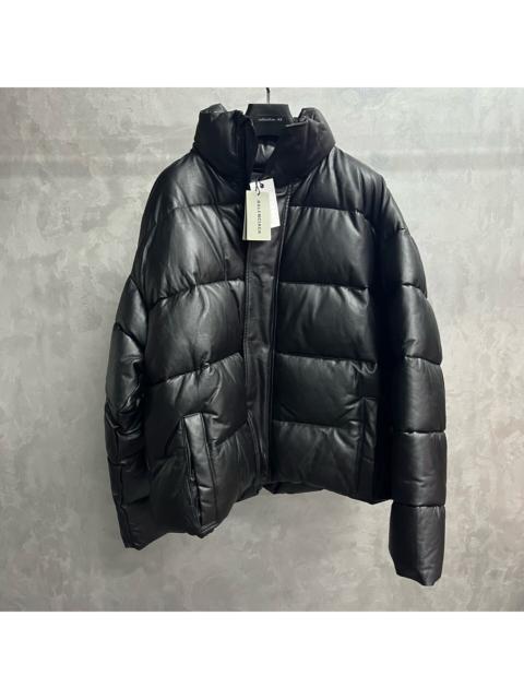 BALENCIAGA Balenciaga Solid Black High-Neck Zip-Up Long-Sleeve Cotton Jacket