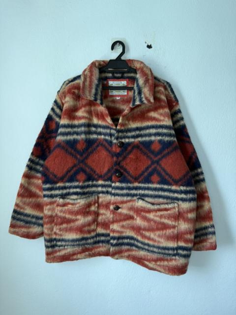 Other Designers Pendleton - VINTAGE B. HOPPER OUTDOOR NAVAJO DESIGN JACKET