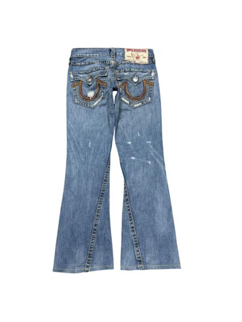 Other Designers Vintage True Religion Joey Big T Denim Flare Jeans