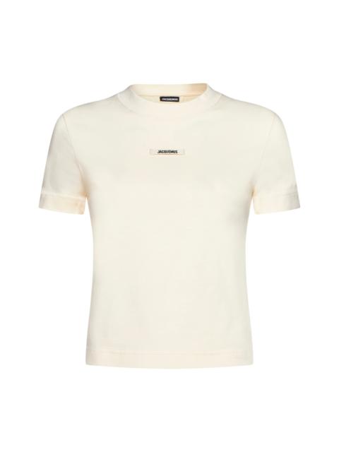 JACQUEMUS Jacquemus Women T-Shirt With Gros Grain Logo