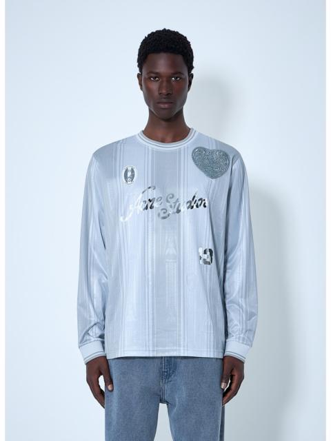 Acne Studios Acne Studios Men Embroidered Logo Long-Sleeve Shirt