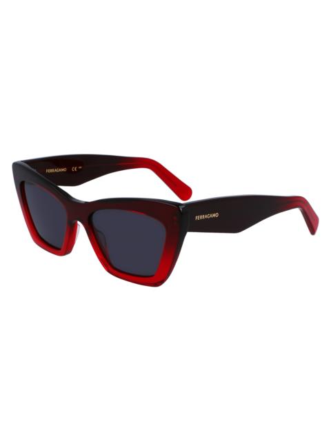 FERRAGAMO Ferragamo Grey Butterfly Ladies Sunglasses SF929SN 615 55