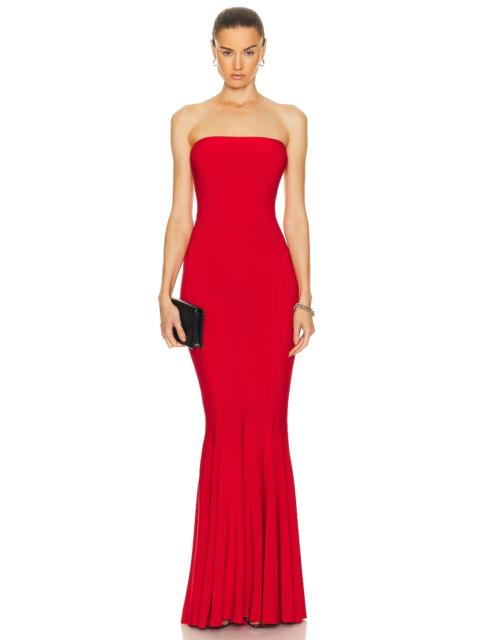 NORMA KAMALI Strapless Fishtail Gown
