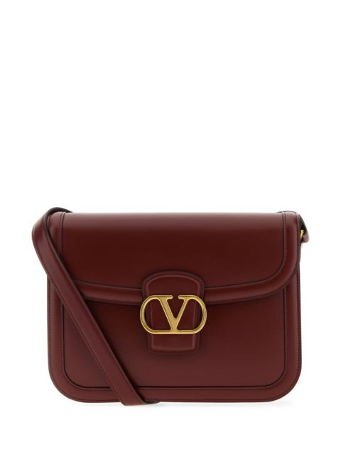 Valentino Burgundy leather 9TO5 shoulder bag