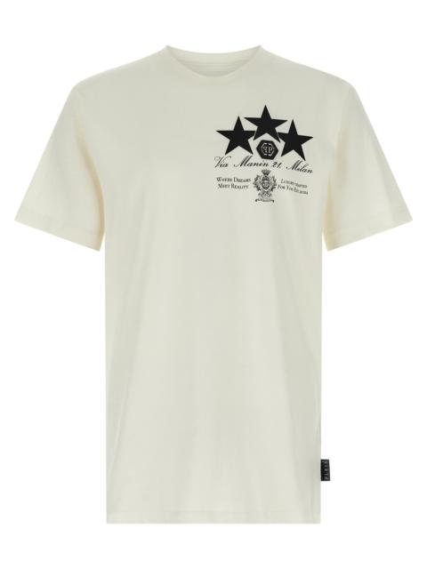 PHILIPP PLEIN Print Patch T-Shirt White
