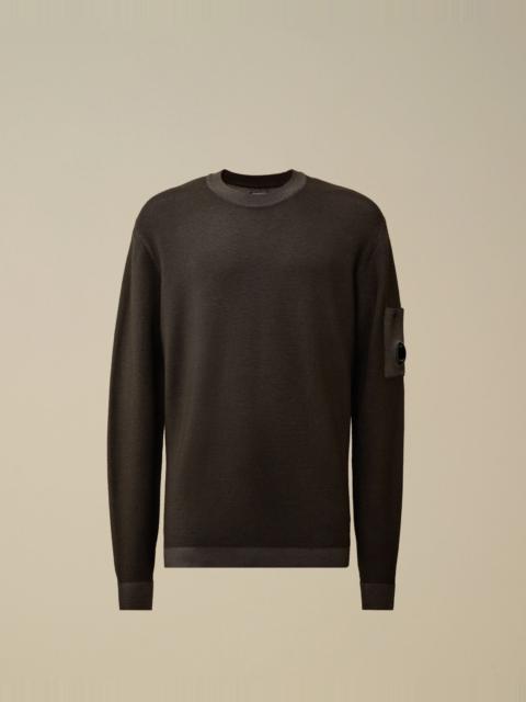 C.P. Company Merino Wool Crewneck Lens Sweater
