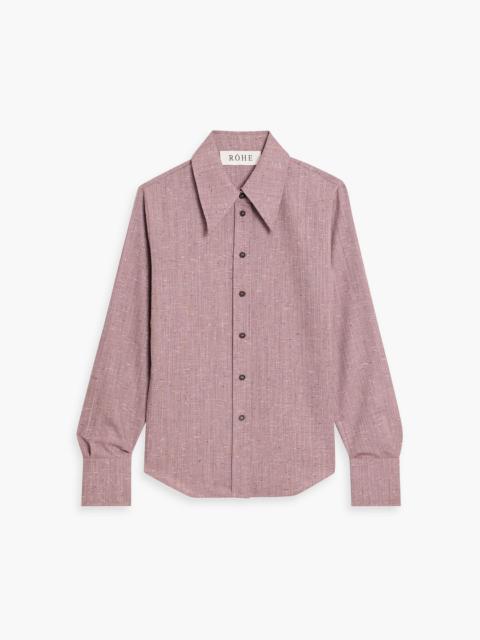RÓHE Wool-blend shirt