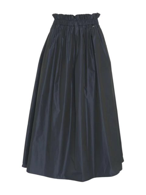 Herno Women New Techno Taffe Midi Skirt