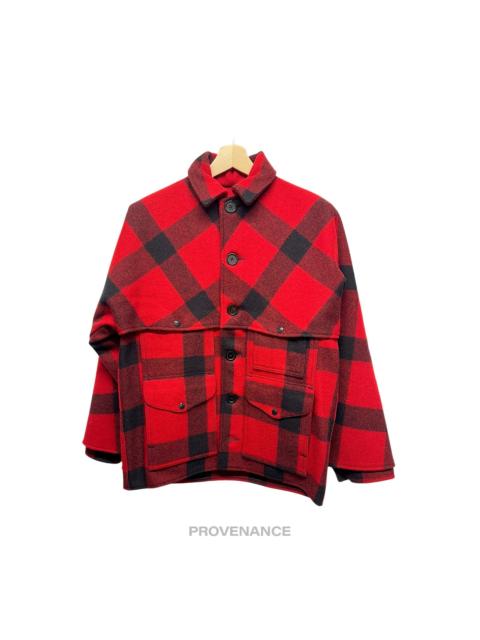 FILSON Filson Double Mackinaw Cruiser - Red/Black Plaid Plaid 36