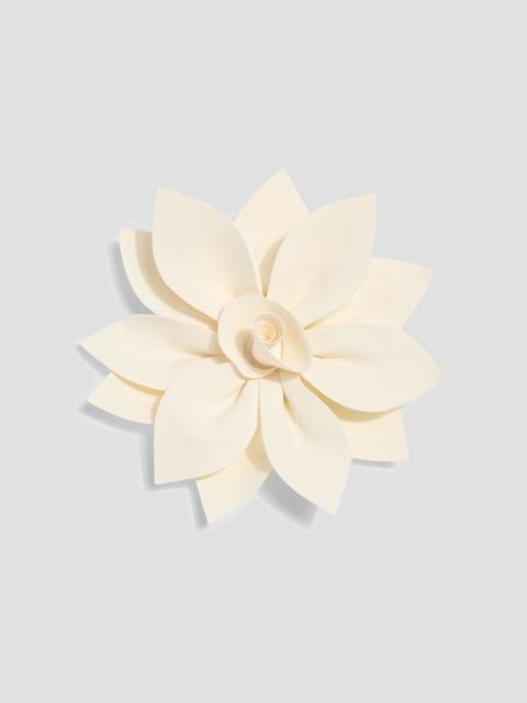 Other Designers Floral-appliquéd jersey brooch