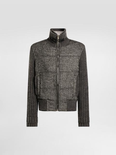 Dolce & Gabbana Knitted houndstooth jacket