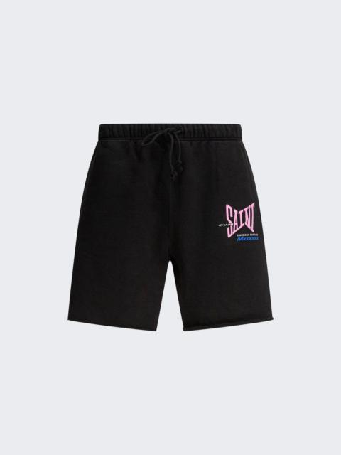 SAINT M×××××× Sweat Shorts Black
