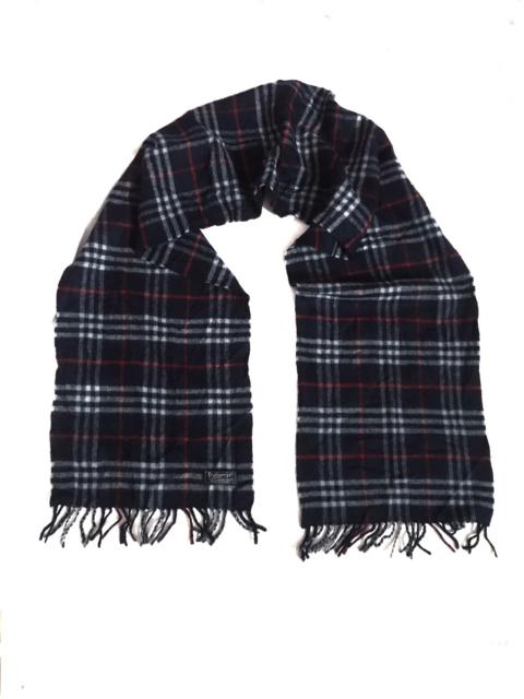 Other Designers Burberry Prorsum - Vintage Burberrys Blue Nova Check Lambswool Scarf Muffler