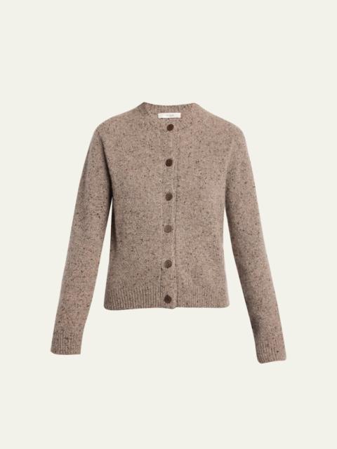 The Row Mauino Cashmere Crewneck Cardigan