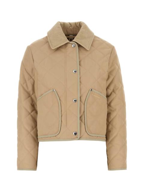 Burberry Burberry Women Beige Polyester Padded Jacket