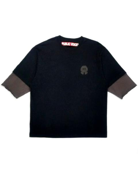 Other Designers Hype - RARE! PUBLIC VOICE JAPANESE STREETWEAR 3/4 SLEEVE TEE