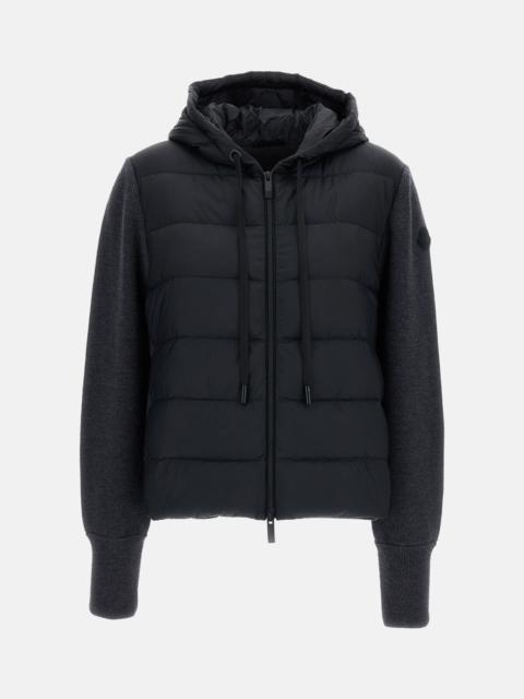 Moncler Moncler Women Wool Hooded Padded Zip-Up Cardigan