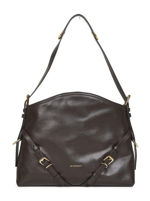 Givenchy Givenchy Women Chocolate Voyou Medium Shoulder Bag