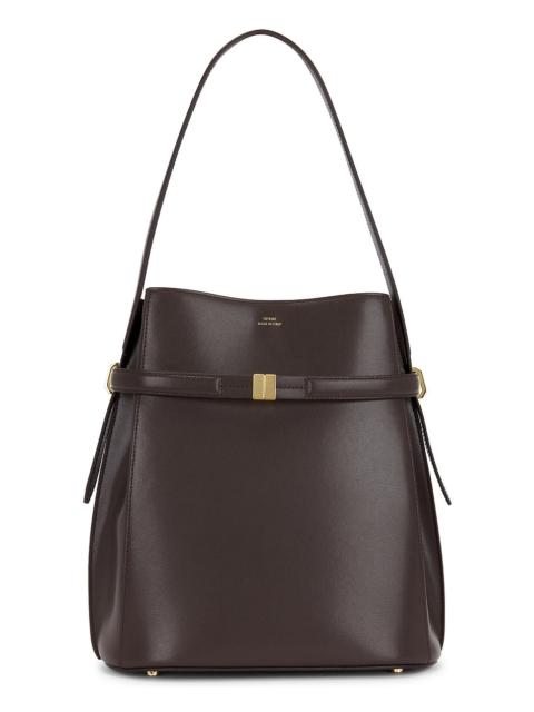 TOTEME Belted Leather Bucket Bag