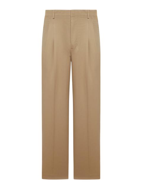 AMI Paris Ami Paris Men Tailored Cotton Trousers With Pences