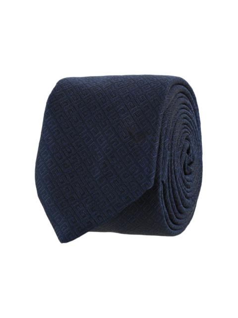 Givenchy Givenchy 4G Silk Tie Navy