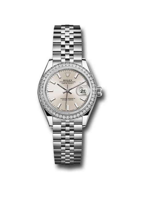 ROLEX Rolex Lady Datejust Automatic Silver Dial Ladies Jubilee Watch 279384SSJ