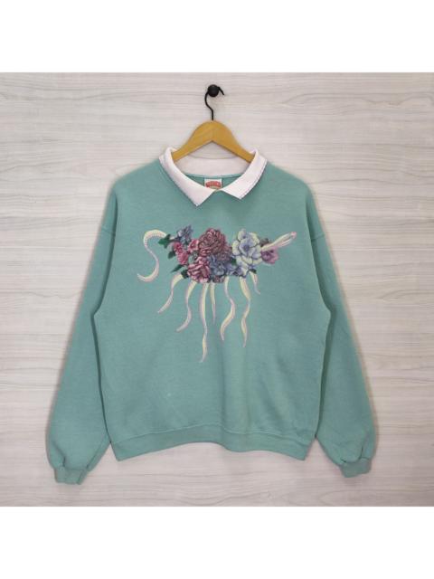 Other Designers Nutmeg × Vintage - Vintage Nutmeg Mills Floral Jumper