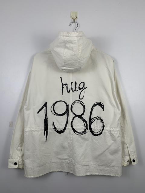 Other Designers Vintage - Vintage Los Angeles Hug 1986 Multipocket Hoodie Jacket