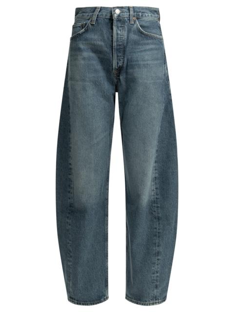AGOLDE Agolde Luna Pieced Wide-leg Jeans Blue
