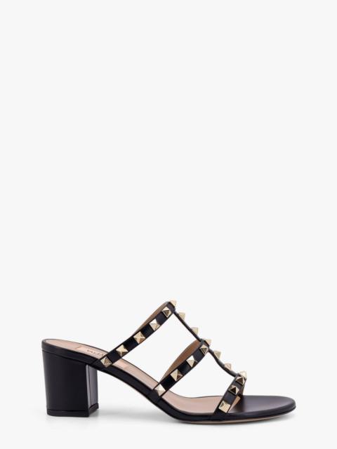 Valentino Valentino Garavani Rockstuds Leather Sandals With Iconic All-Over Studs
