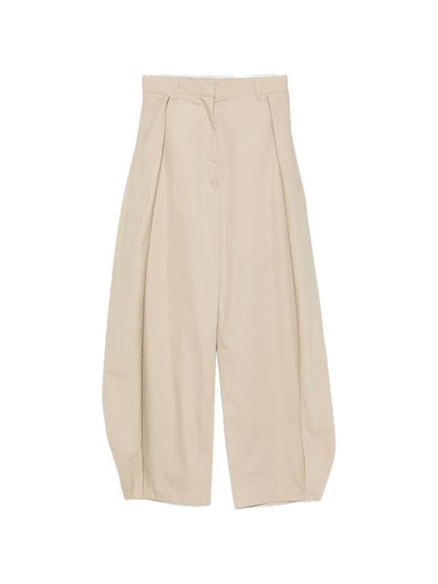 Loewe Loewe Women Cotton And Silk Trousers