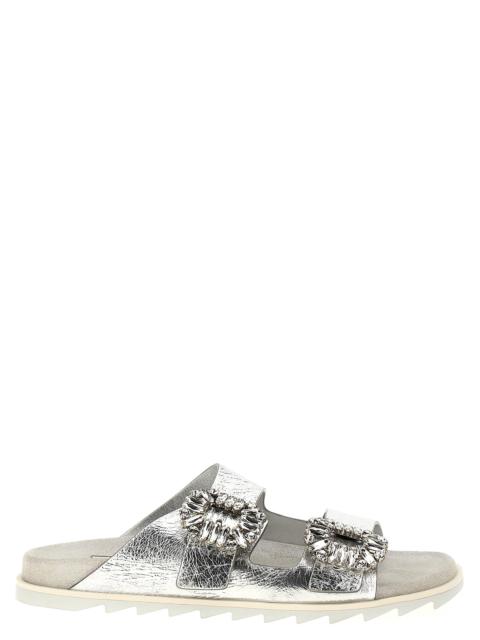 Roger Vivier Roger Vivier Women 'Slidy Viv' Rhinestone Sandals