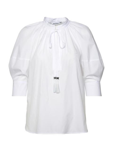 'carpi' White Cotton Shirt