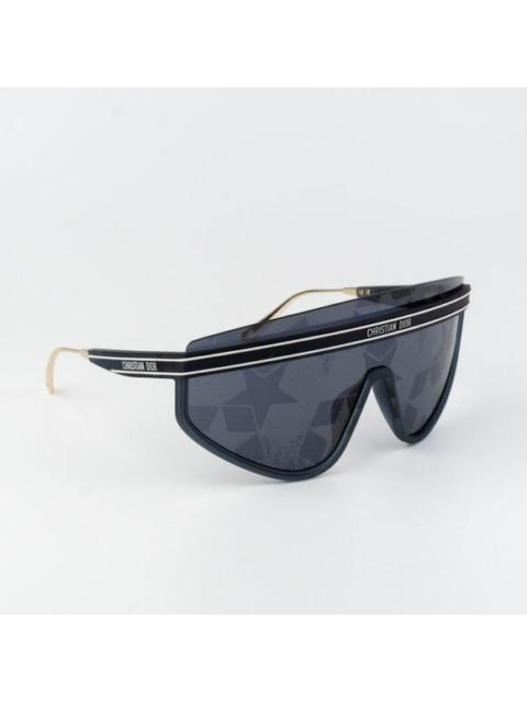 Dior Dior Women Sunglasses Matte Blue Silver Mirrored DIORCLUB M2U 31B7 BRAND NEW