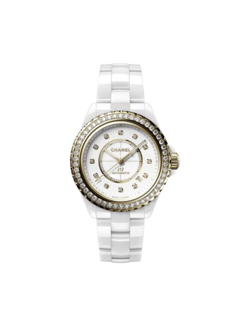 CHANEL J12 Diamond Bezel Watch Caliber 12.1, 38 MM