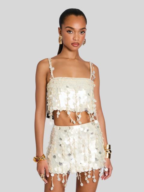 RETROFÊTE EUDORA EMBELLISHED TOP