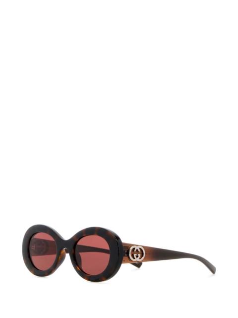 GUCCI Gucci Women Multicolor Acetate Sunglasses