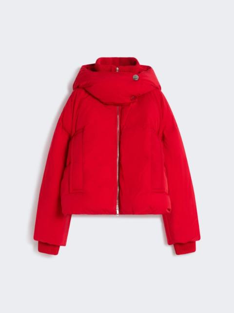 Sportmax Water-repellent short down jacket - RED