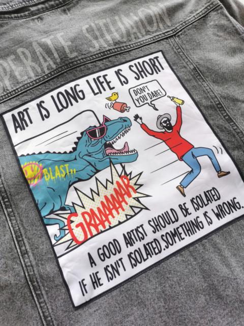 Other Designers Wisdom Brand - Wisdom Desperate Situaion Patches Denim Jackets