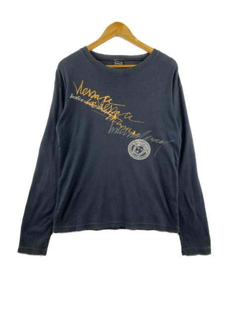 VERSACE Versace Jeans Couture Big Logo Sweatshirt Navy