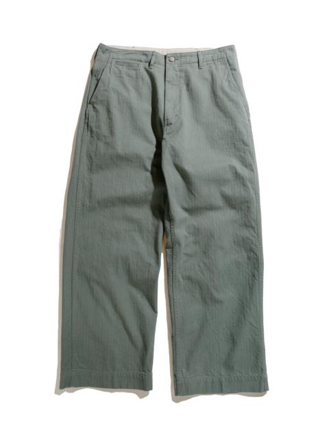 BEAMS PLUS MIL Trousers Herringbone Sage