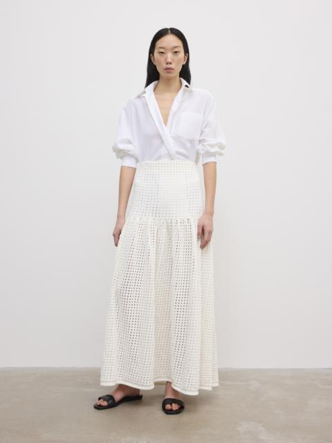 House of Dagmar Open Knit Maxi skirt