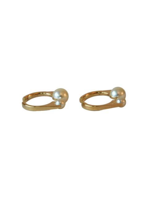 Dior Dior Tribales New Look Pearl Stud Earrings Gold
