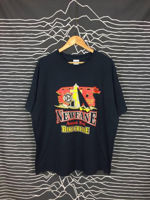 Other Designers Vintage - Vtg 2008 Bike Cruise 3rd Annual Newfane August Fest Tee