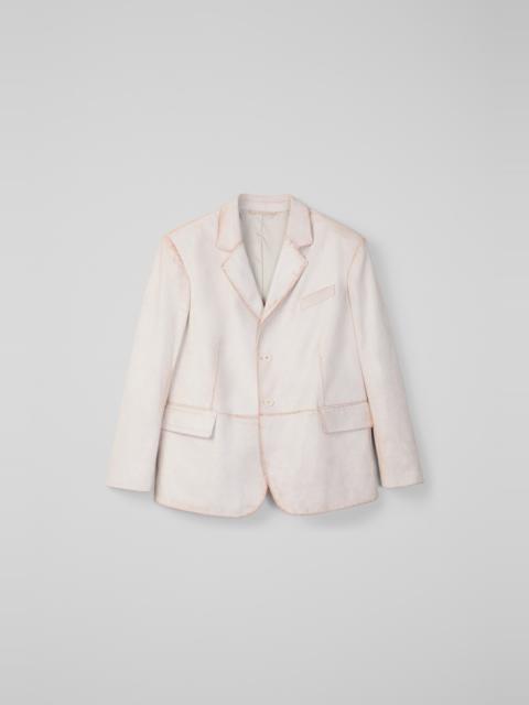 CAMPERLAB White cracked leather blazer